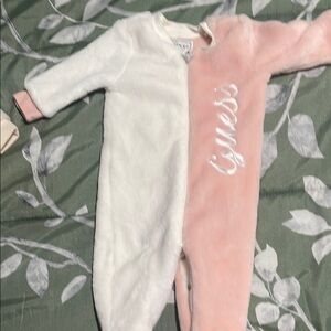 Guess Kids Pink and White One Piece